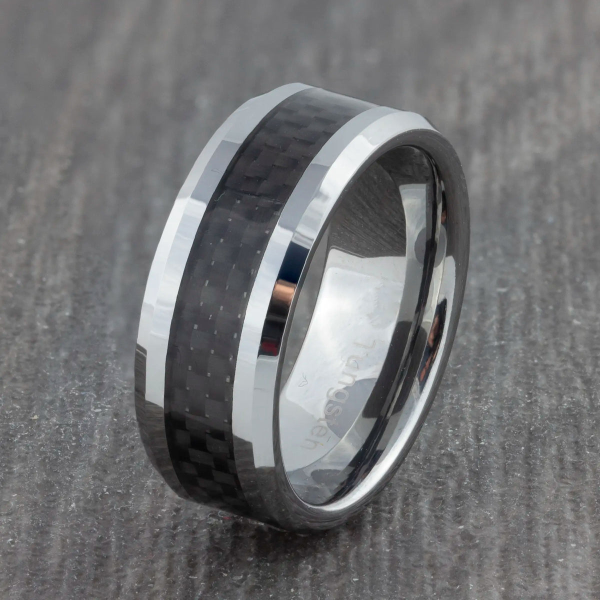 Tungsten carbide carbon fiber 2025 wedding bands