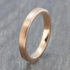 flat rose gold ring
