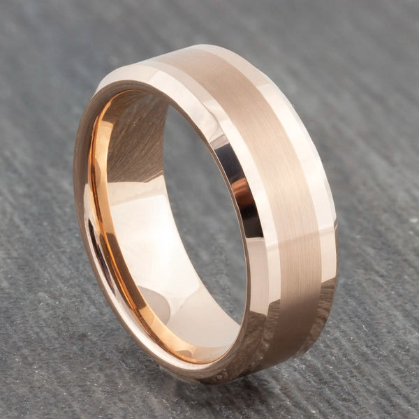gold tungsten ring