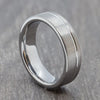 mens 6mm silver wedding ring