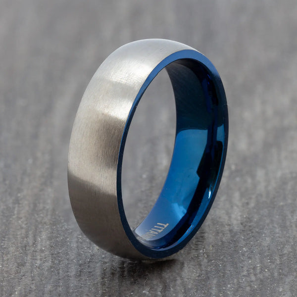 mens 6mm titanium ring