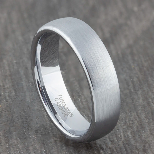 mens 6mm tungsten carbide band
