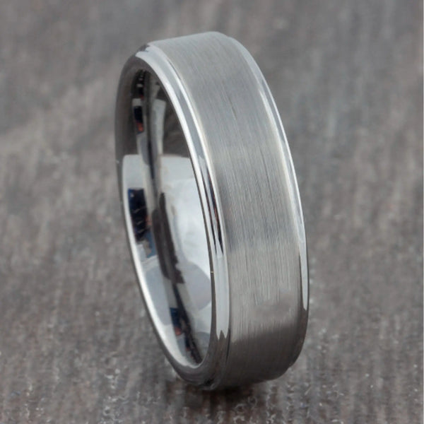 mens 6mm tungsten ring