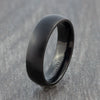 mens black wedding ring