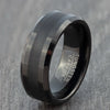 mens black wedding ring
