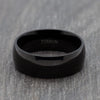 mens black wedding ring