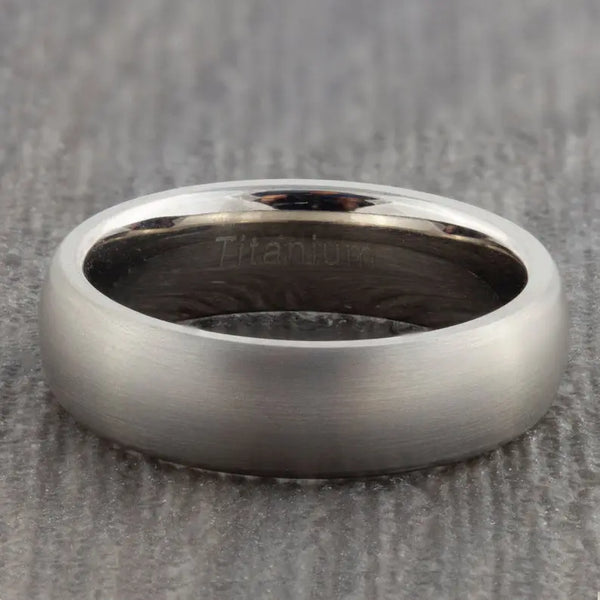 mens titanium wedding ring