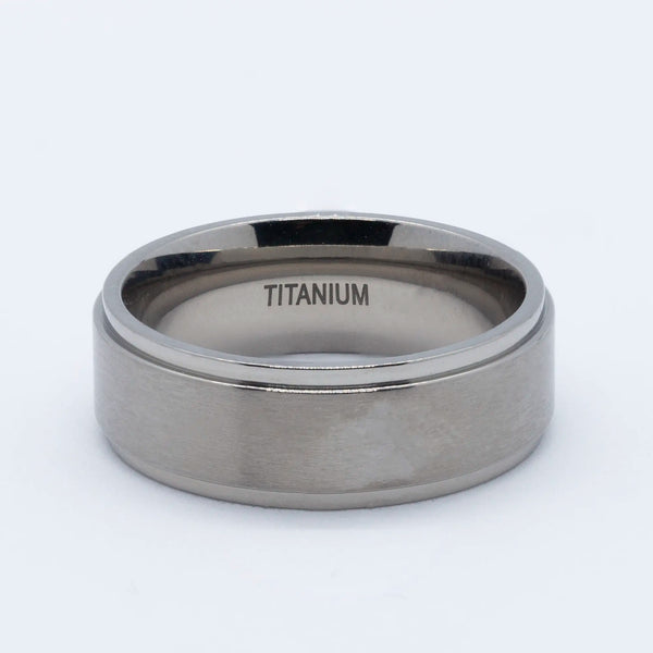 mens titanium wedding ring