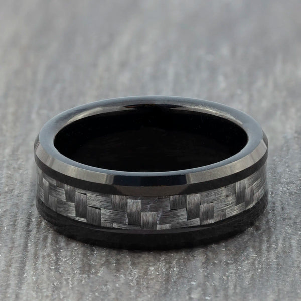 mens tungsten carbide ring