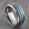mens wedding band wood