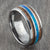 mens wedding band wood