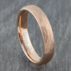 rose gold tungsten carbide 4mm wedding ring