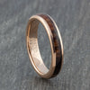 rose gold tungsten ring