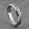 silver 4mm wedding band