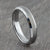 silver 4mm wedding band