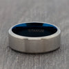 silver titanium ring