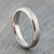 silver titanium ring
