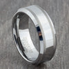 silver tungsten ring