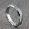 silver tungsten ring