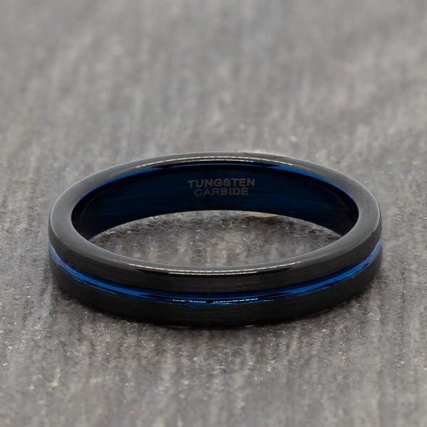 womens 4mm black wedding band