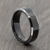 womens black wedding ring