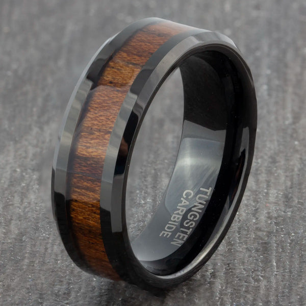 womens koa wood band