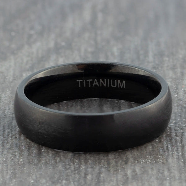 womens titanium 6mm ring