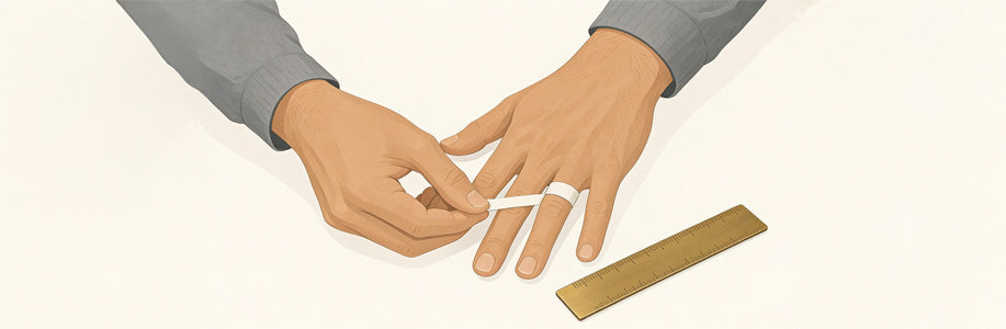 Men's Ring Size Guide: How to Measure at Home (UK Sizes Explained)