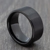 10mm Brushed Black Tungsten Band