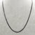 2mm black snake necklace