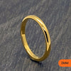 Classic Gold Tungsten Court Ring – 2mm, 3mm, 4mm, 6mm, 8mm
