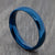 Blue 4mm Polished Titanium Ring
