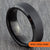 Matte Black Court Ring with Polished Bevelled Edges – 4mm, 6mm, 8mm
