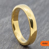 Classic Gold Tungsten Court Ring – 2mm, 3mm, 4mm, 6mm, 8mm