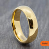 Classic Gold Tungsten Court Ring – 2mm, 3mm, 4mm, 6mm, 8mm