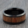 10mm Wood Inlay Wedding Ring