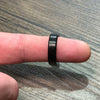 6mm Mens Black & Blue Tungsten Wedding Band