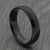 Tungsten Ring 6mm Polished Black Finish