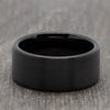 10mm Brushed Black Tungsten Band