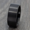 10mm Brushed Black Tungsten Band