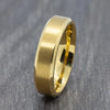 Gold 6mm Titanium Ring