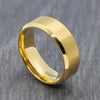 Gold 8mm Titanium Ring