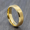 Gold 6mm Titanium Ring