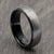 Grey 6mm Tungsten Ring with Black Inner side