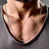 mens 2mm silver belcher chain