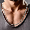 mens 5mm silver belcher chain