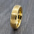 Gold 6mm Tungsten Ring