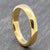 4mm Gold Tungsten Ring