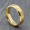 Gold 6mm Titanium Ring