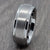 Brushed Silver 8mm Tungsten Ring
